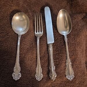 Classic Silver Flatware Set